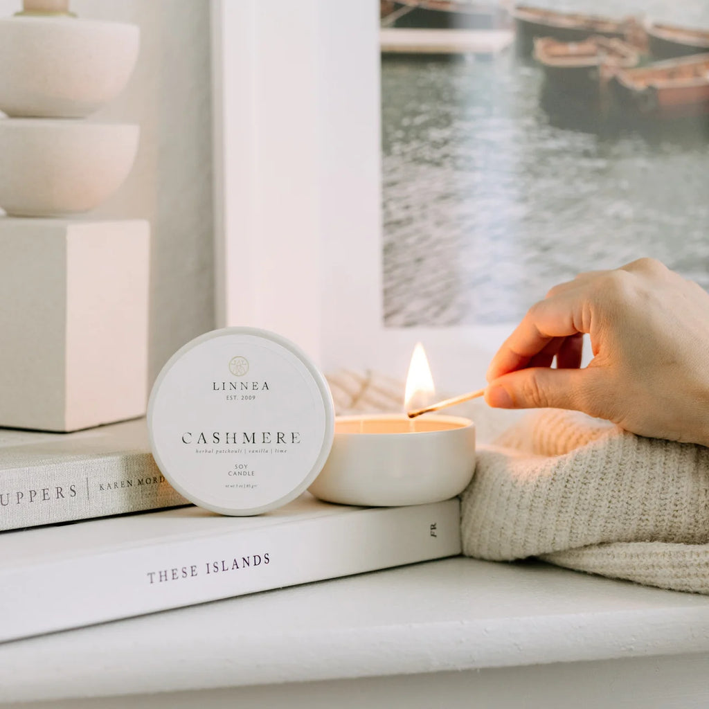 Cashmere Tin Candle