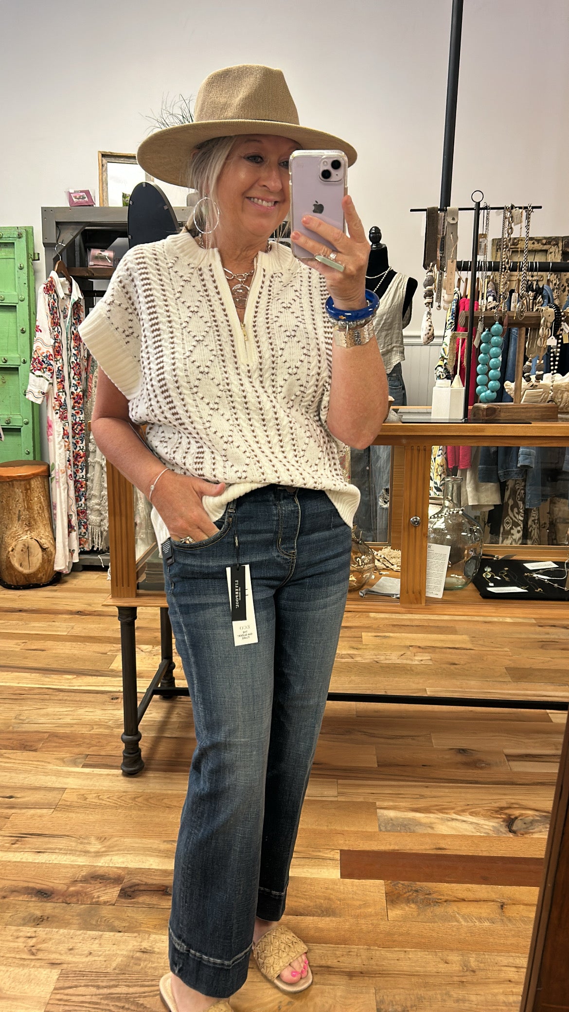 Cap Sleeve Sweater Vest