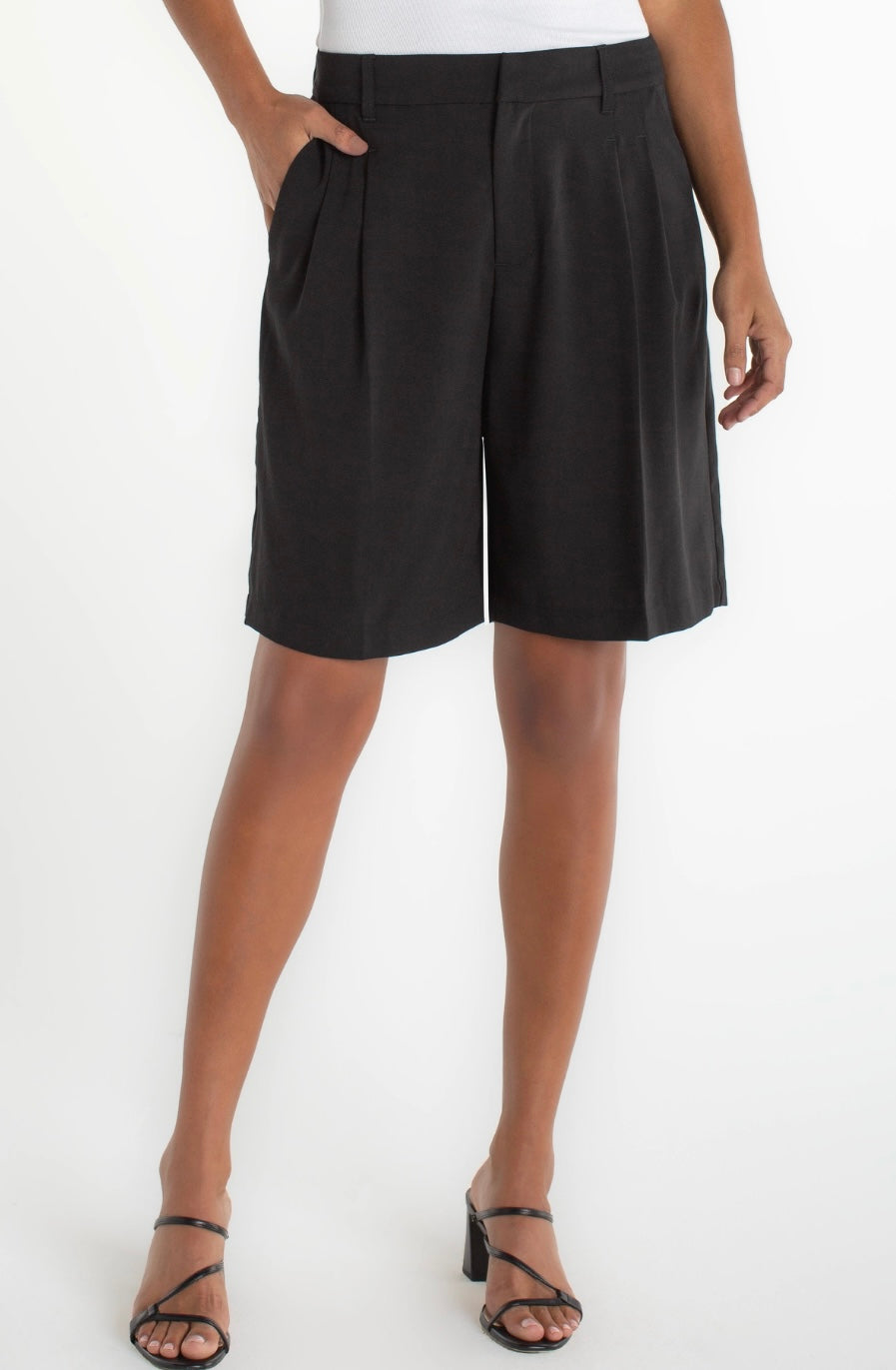 High Rise Bermuda Trouser Short