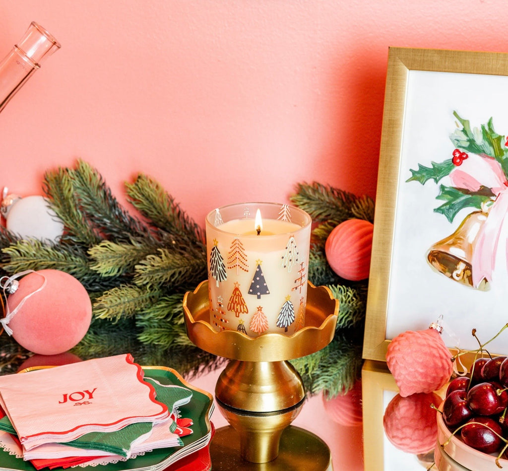 Sweet Grace Holiday Tree Candle