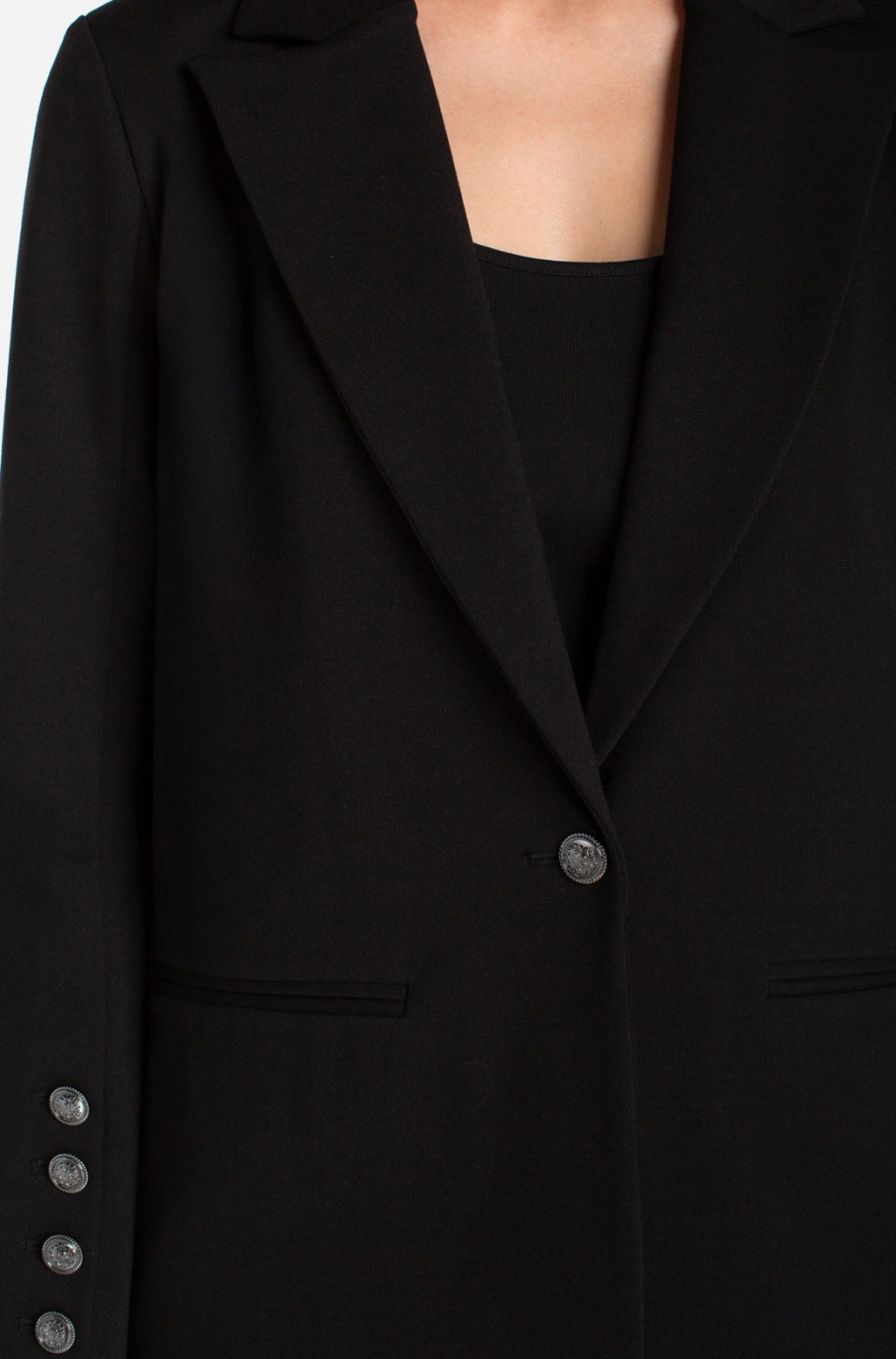 Blazer w/ Button Sleeve