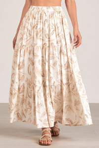 Elan Maxi Tiered Skirt