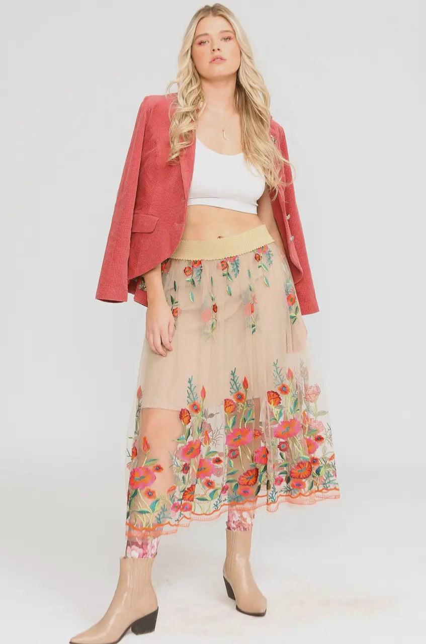 Vintage Tulip Skirt ￼