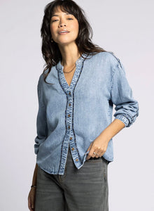 Tencel, long sleeve shirt