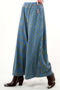 Alaia Stripe Denim Pants