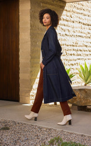 Notch Collar Duster Jacket