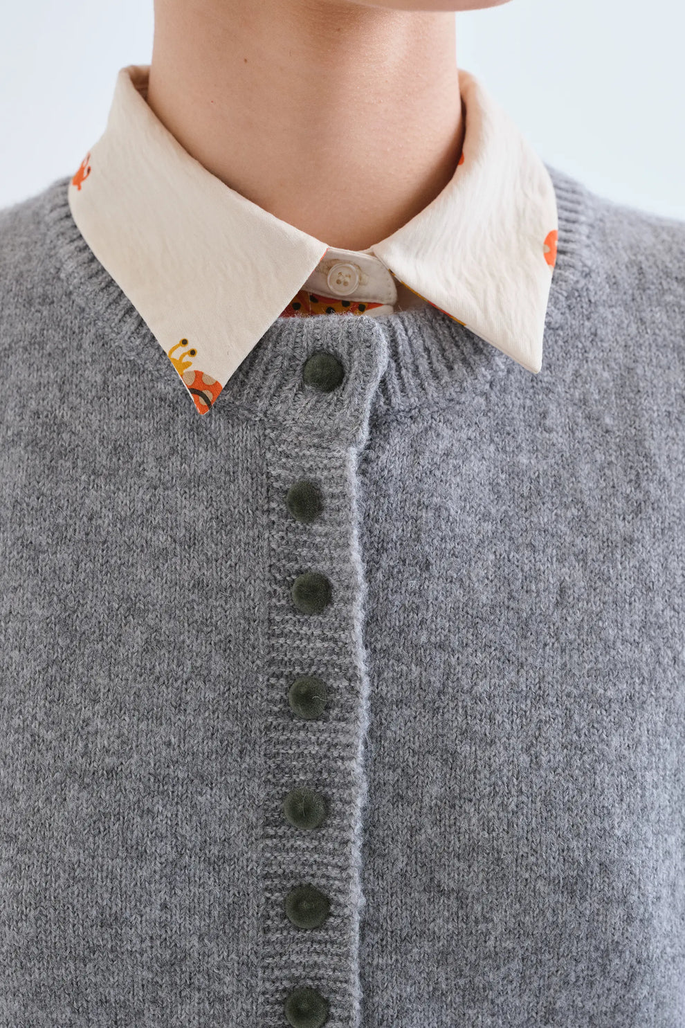 Grey Knitted Sweater