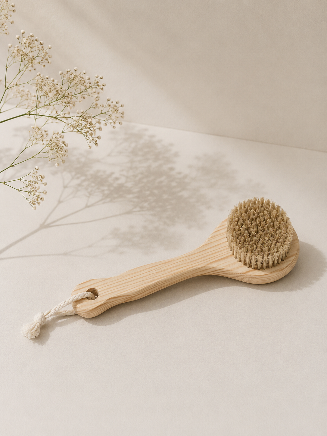 Cedar 10" Short-Handle Bath Brush