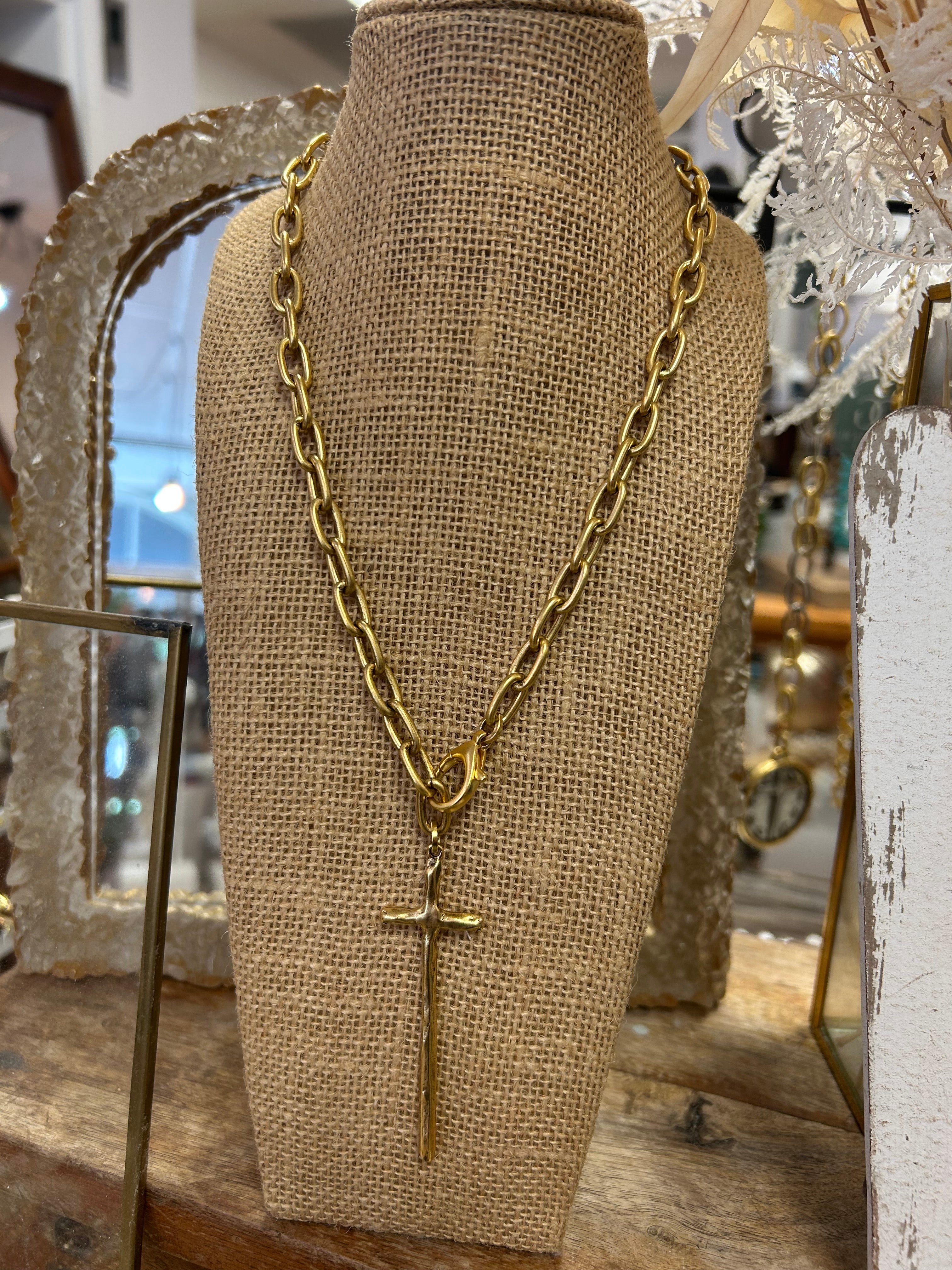 Statement Cross Necklace