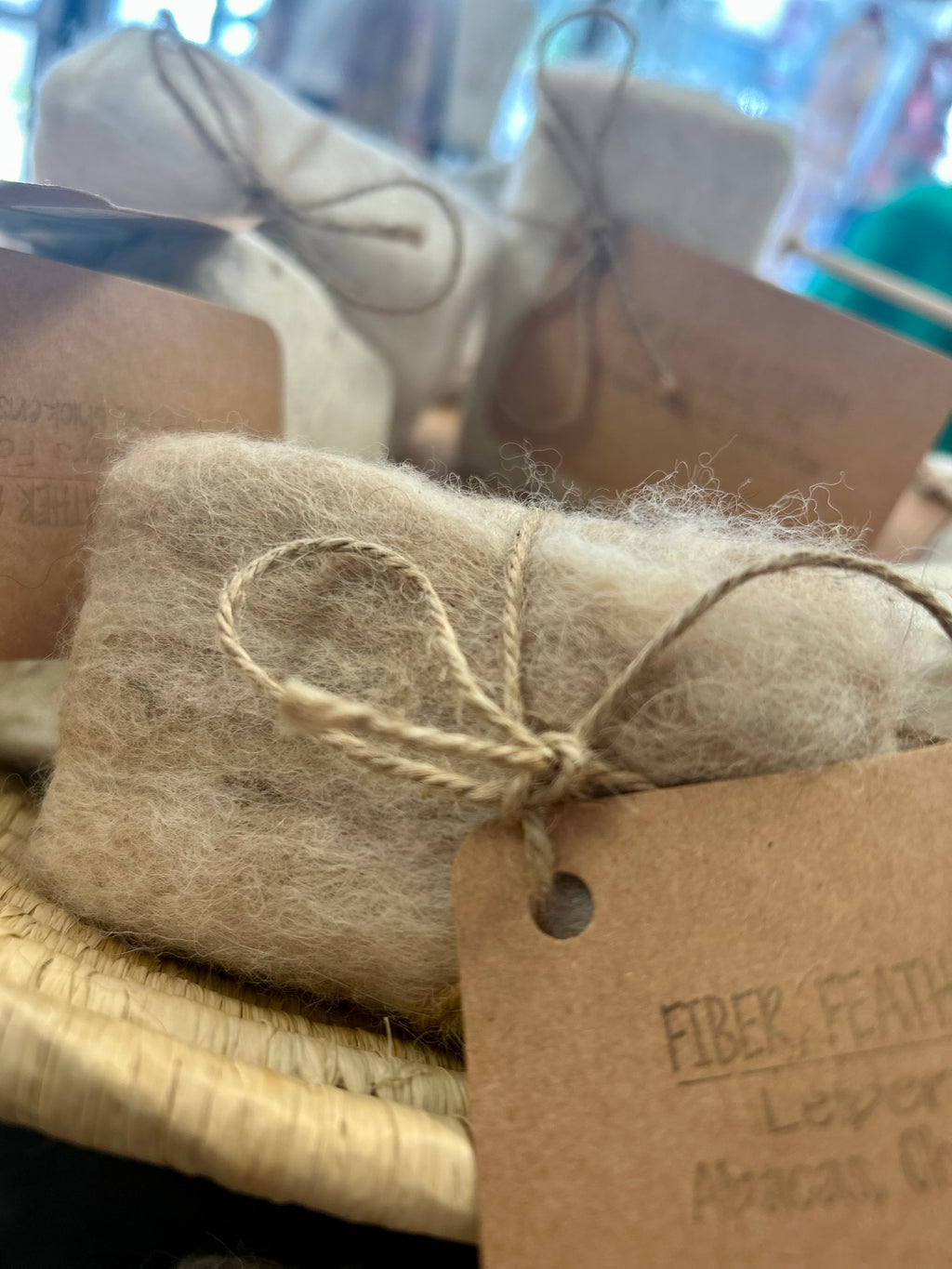 Goat Milk Soap with Alpaca Fiber