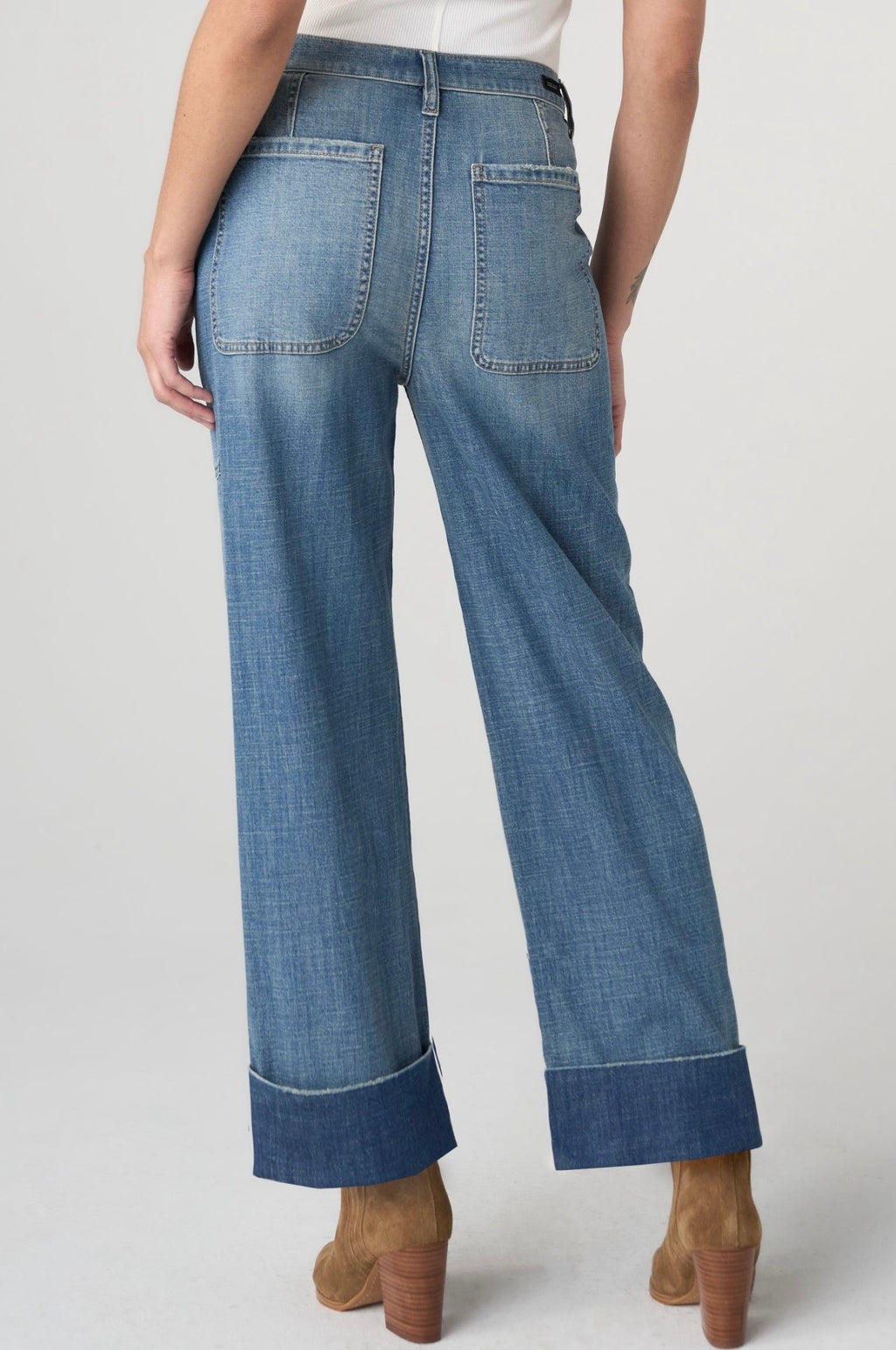 High Rise Relaxed Straight W/ Utility Pockets