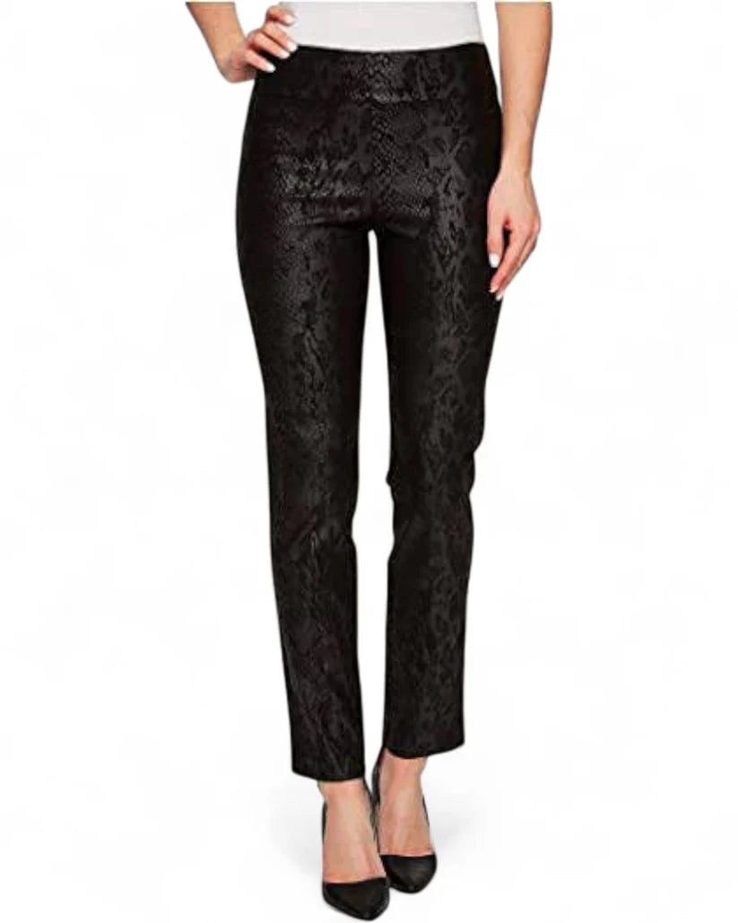 Krazy Larry Pull on Pant - Black Python