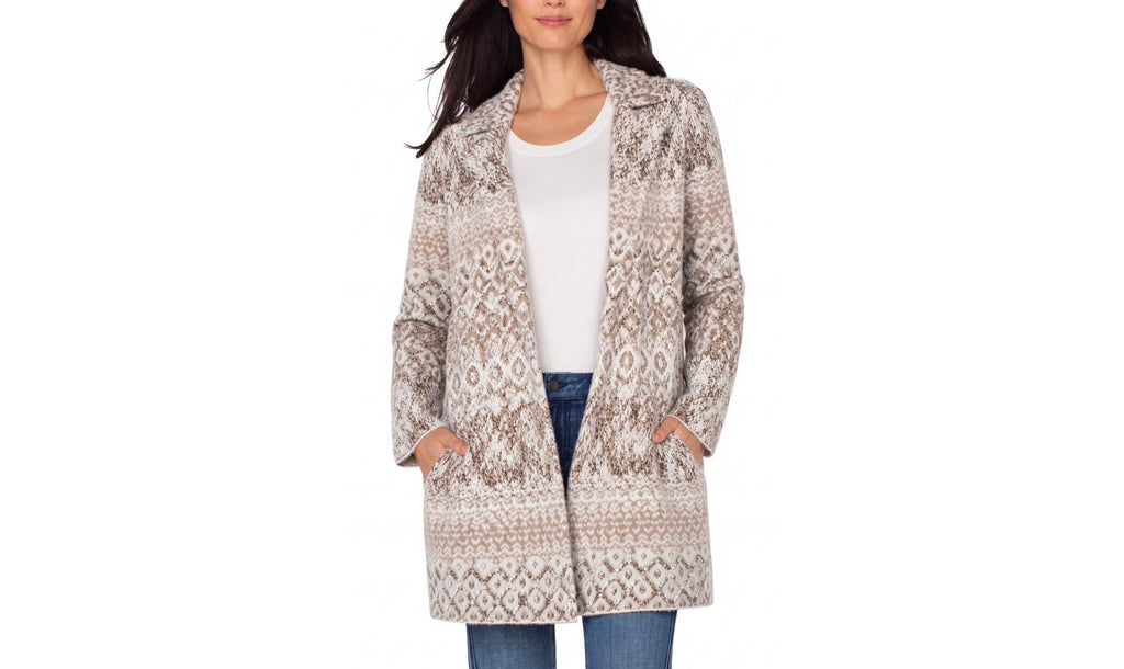 Open Front Coatigan Sweater
