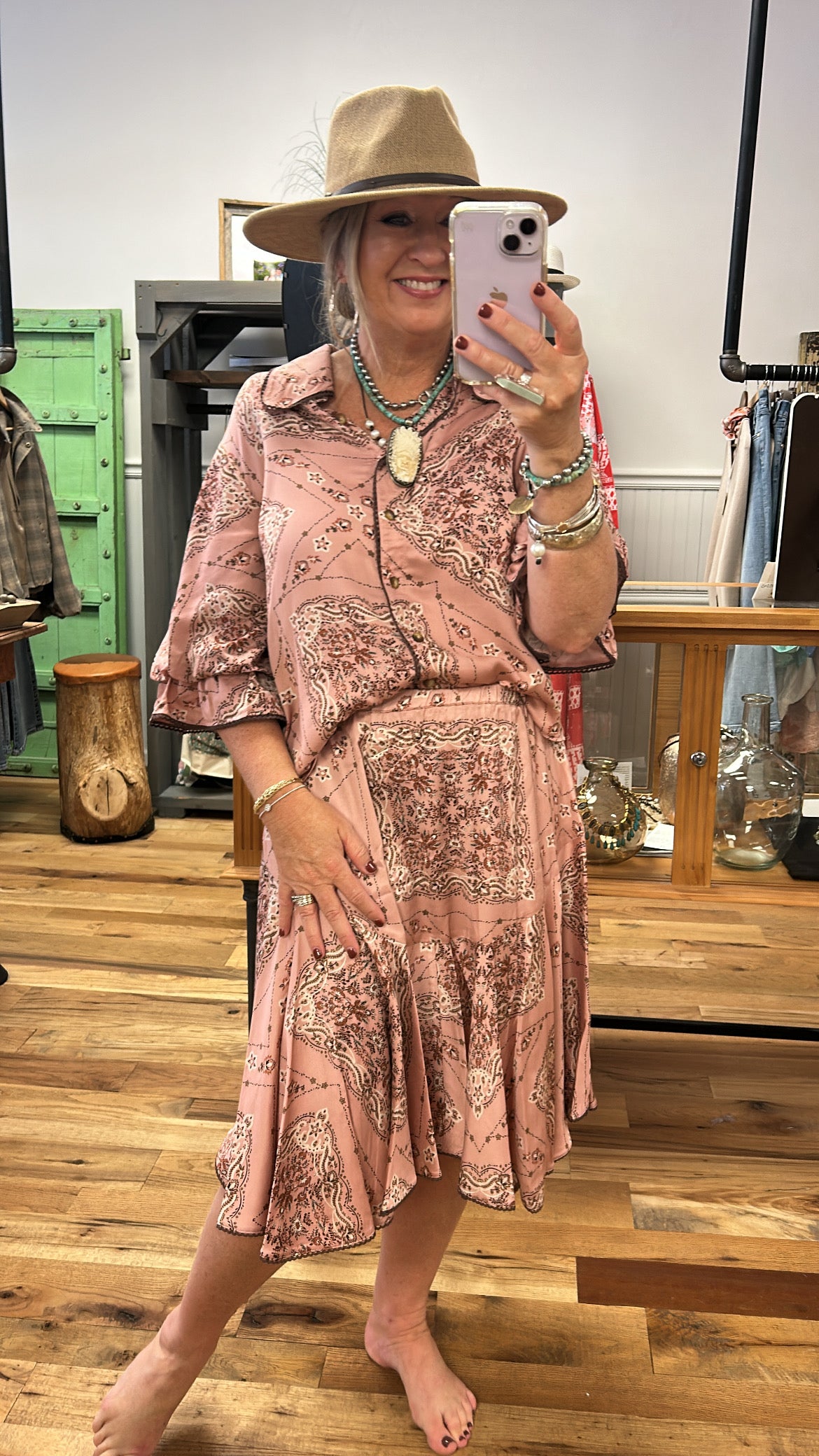 Bandana Print Skirt