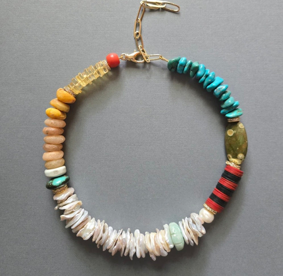 Beaded Necklace 6964