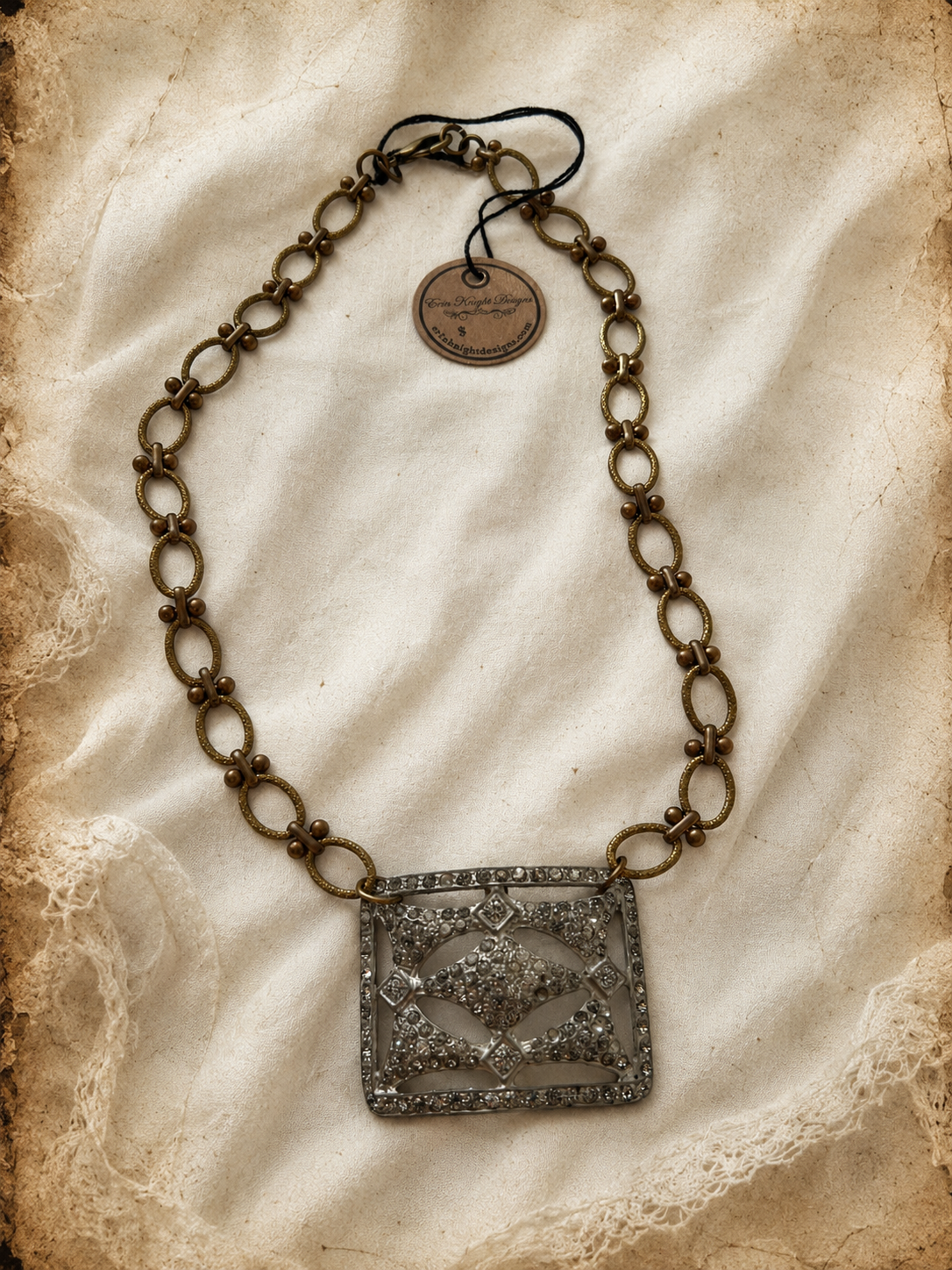 Vintage Art Deco Statement Necklace