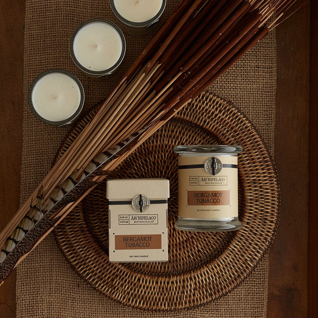 Bergamot Tobacco Jar Candle