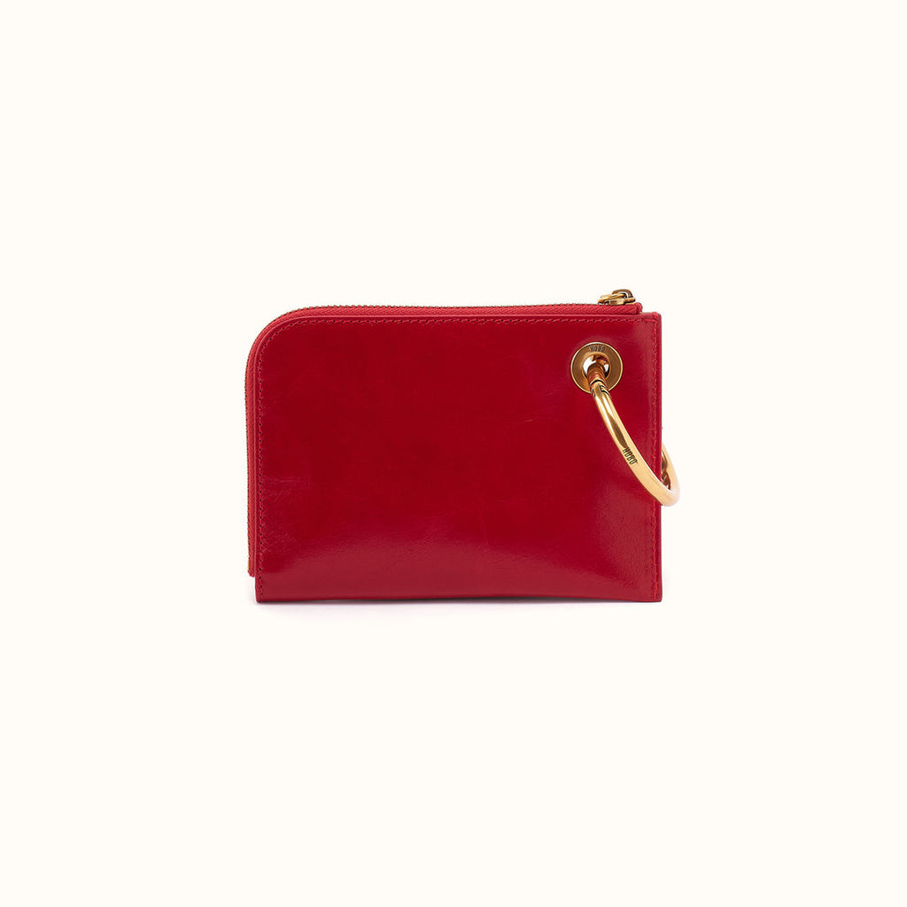 Jett Cac Wristlet in Polished Leather Wristlet