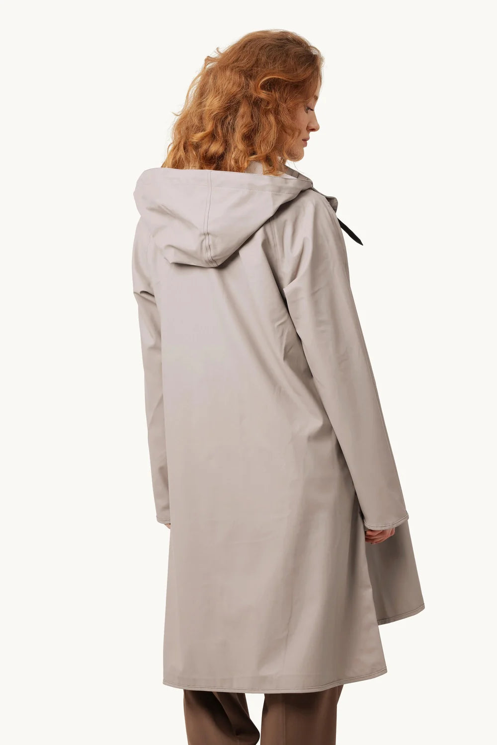 ILSE JACOBSEN HORNBÆK RAIN 71 HOODED RUBBERIZED COAT |