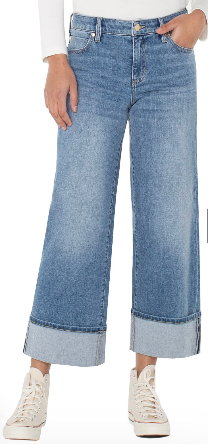 Morgan Cuffed Wide Leg