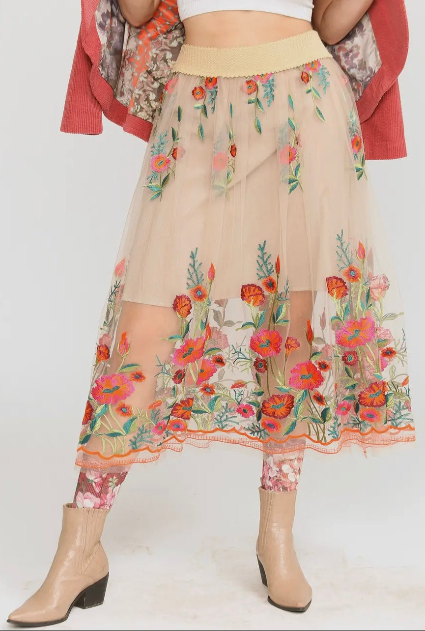 Vintage Tulip Skirt ￼