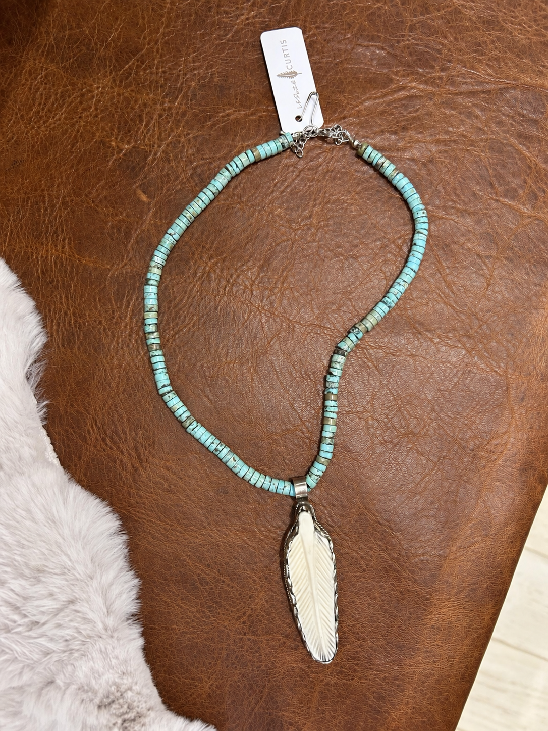 Teton Feather Pendant Necklace