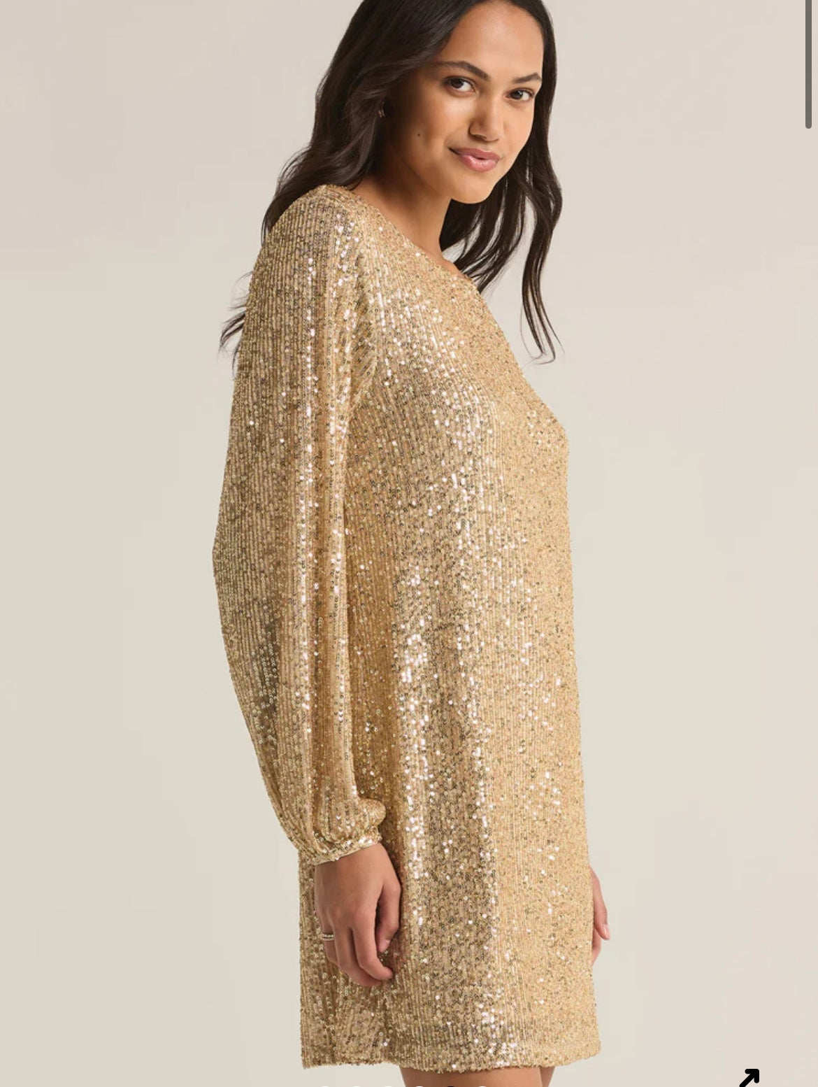 ANDROMEDA SEQUIN MINI DRESS