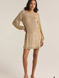 ANDROMEDA SEQUIN MINI DRESS