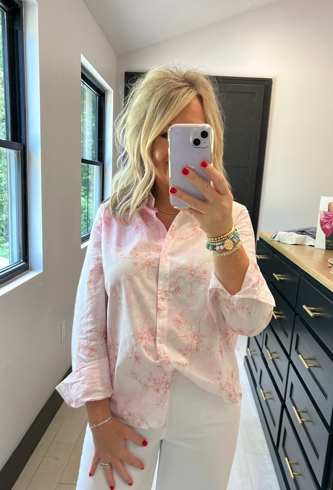 Clara Button Up