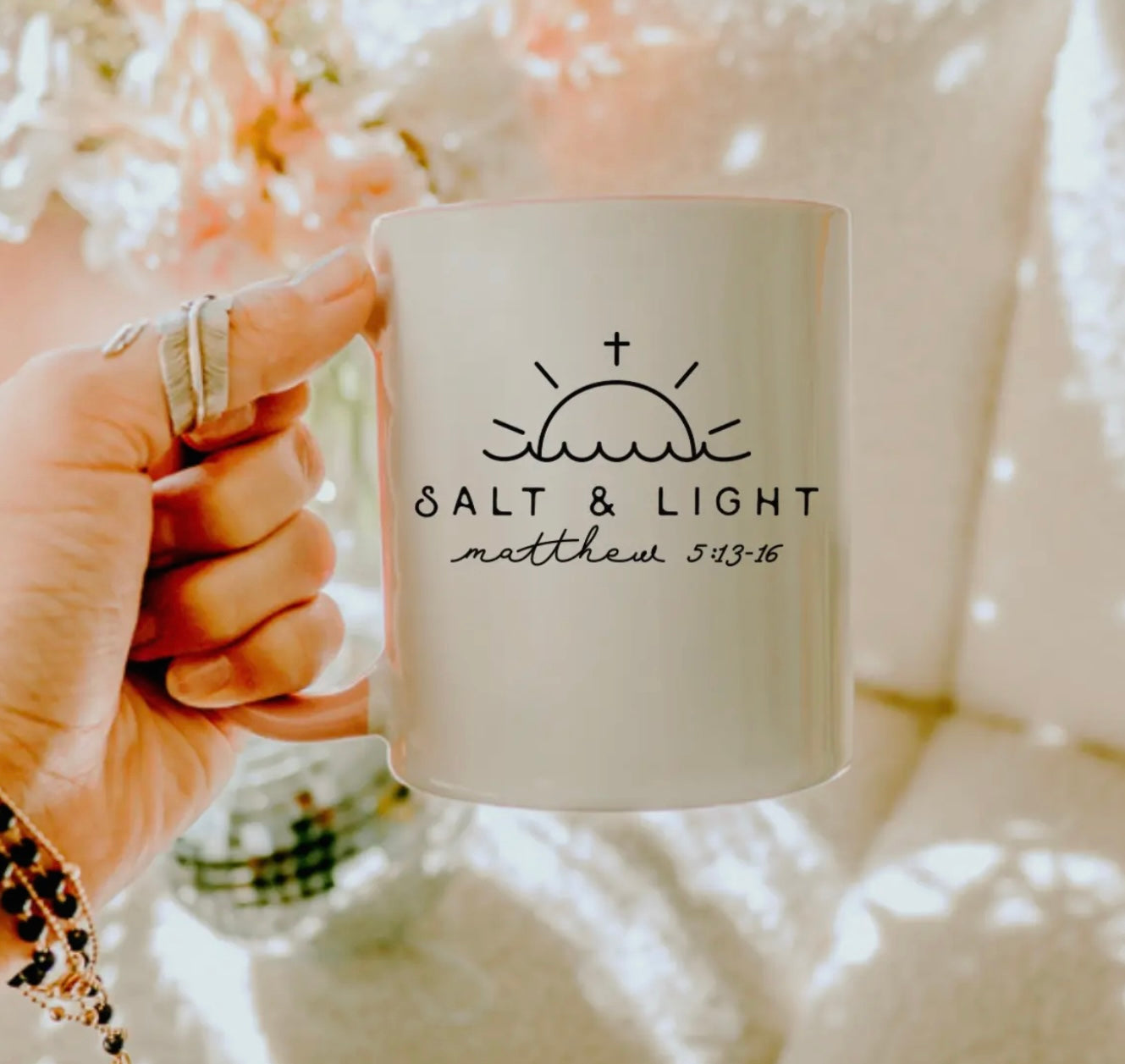Salt and light coffee mug