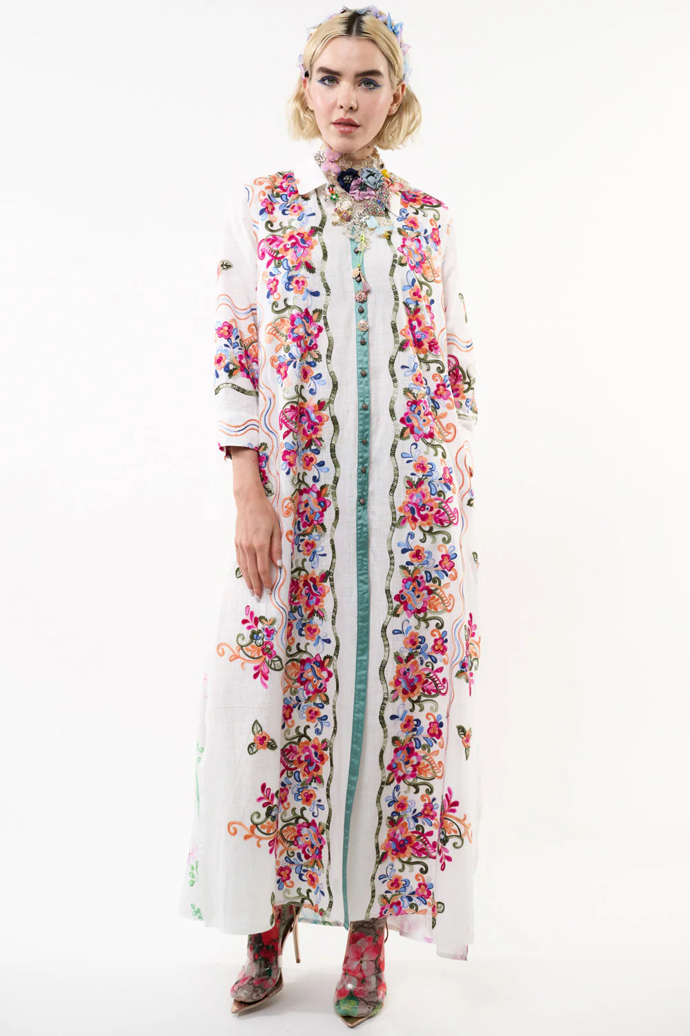 Beauty Mark Maxi Duster￼