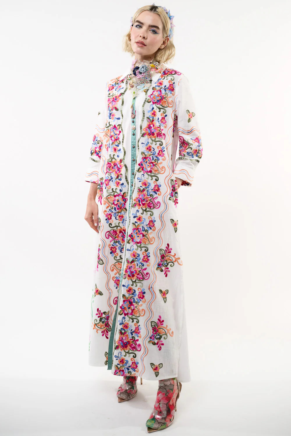 Beauty Mark Maxi Duster￼
