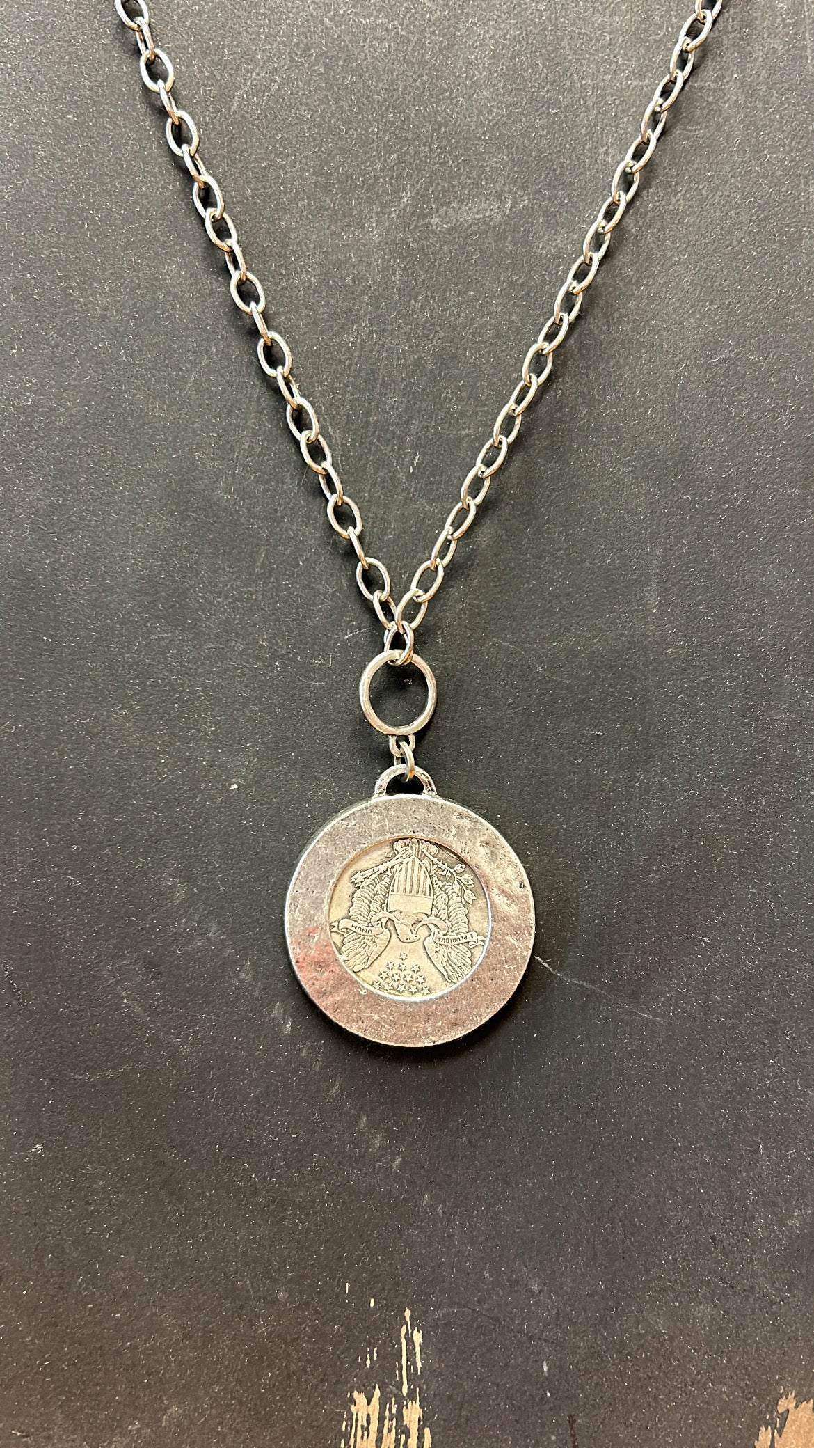 Liberty Coin Necklace T8