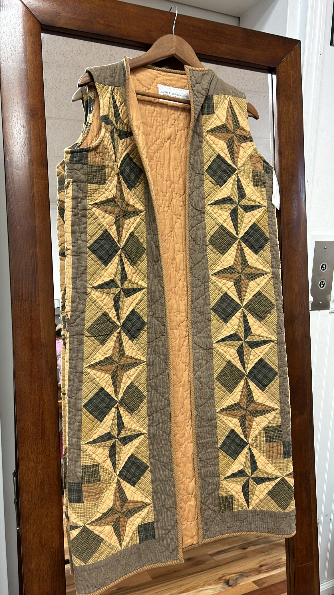 Star Print Long Vest