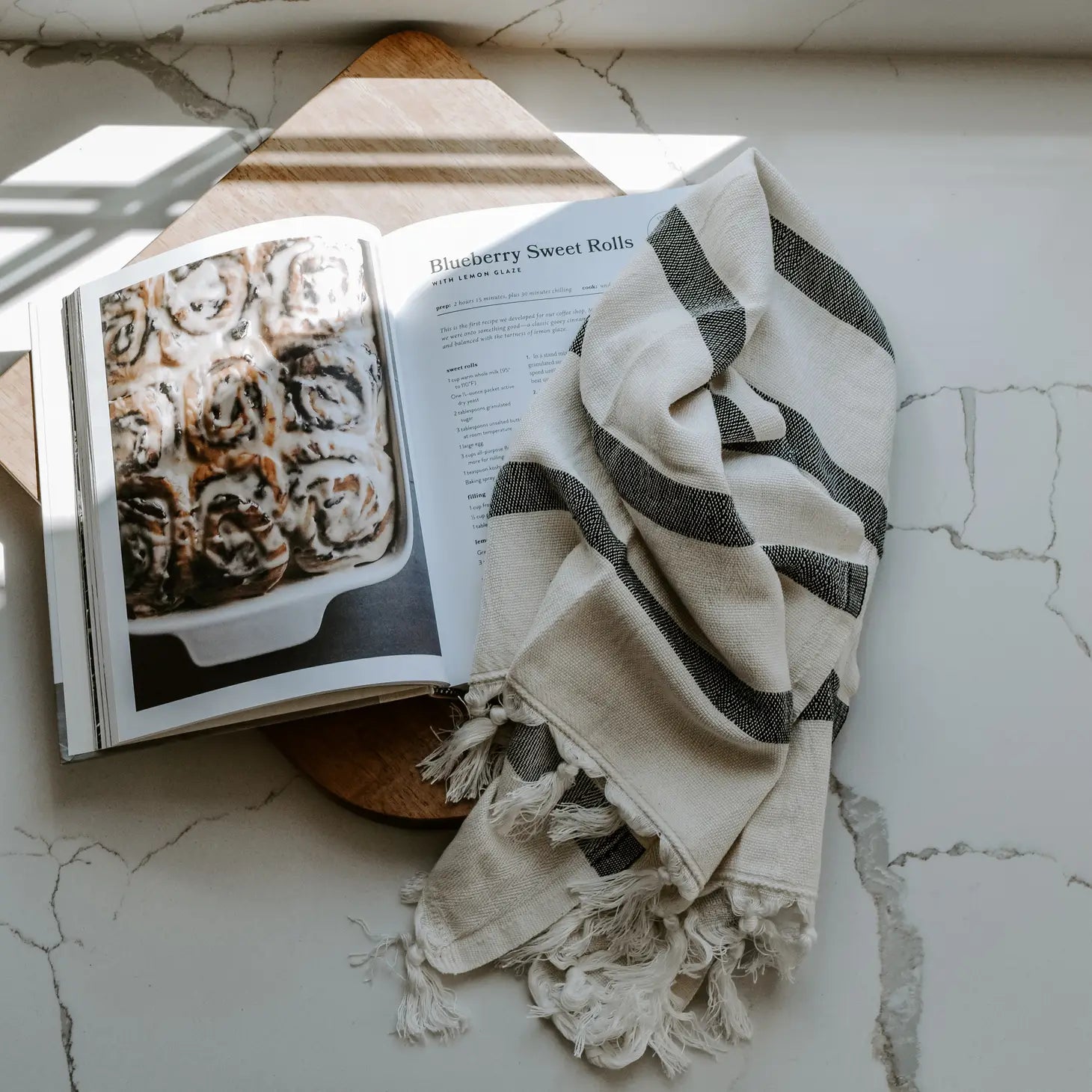 Turkish Cotton Hand Towel, Multi Stripe - Home Decor & Gifts