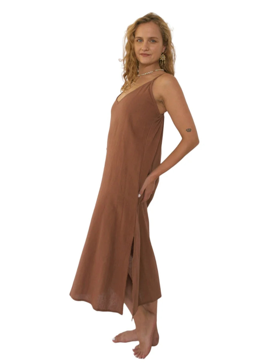 Organic Cotton Terracotta Dress