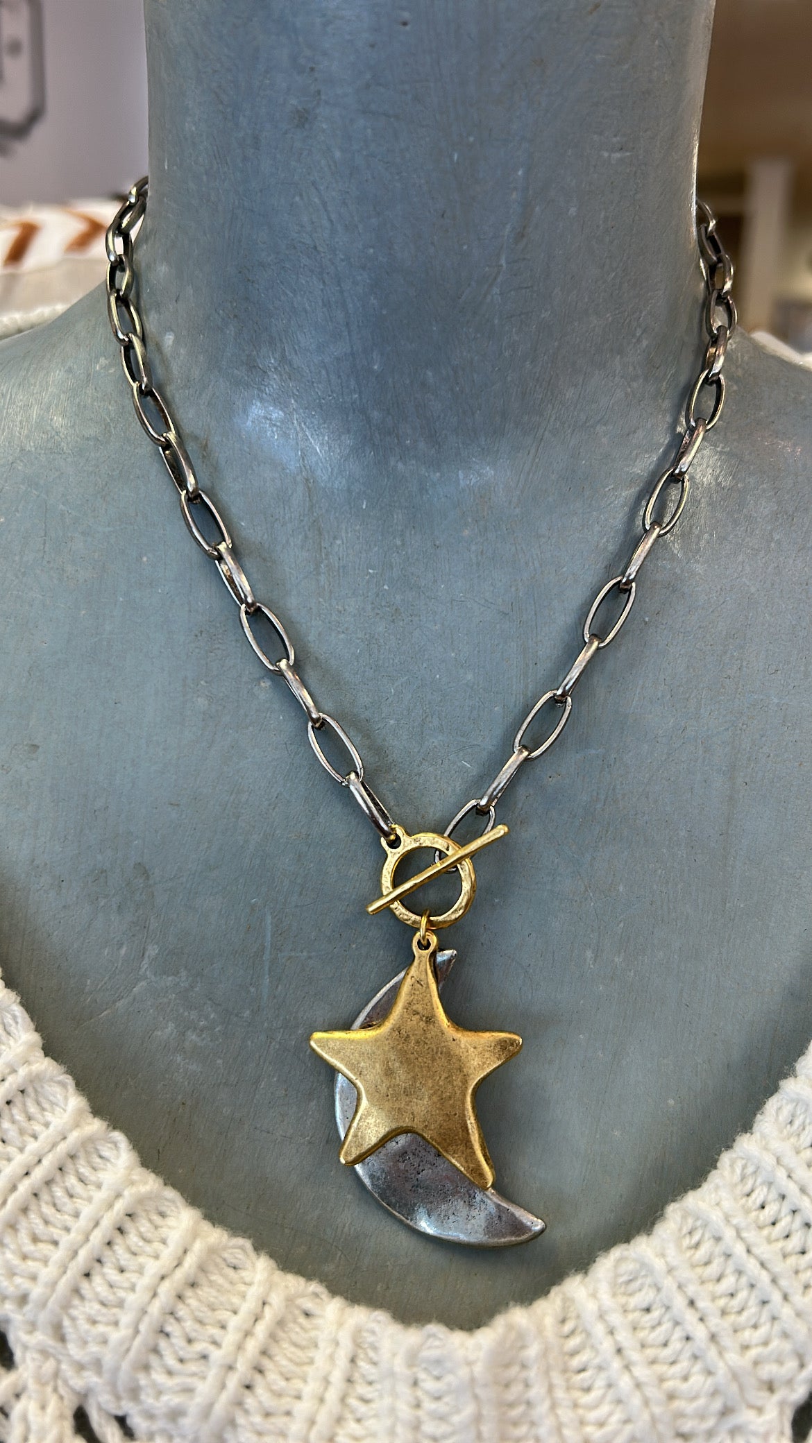 Moon & Star Necklace M2