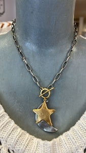 Moon & Star Necklace M2