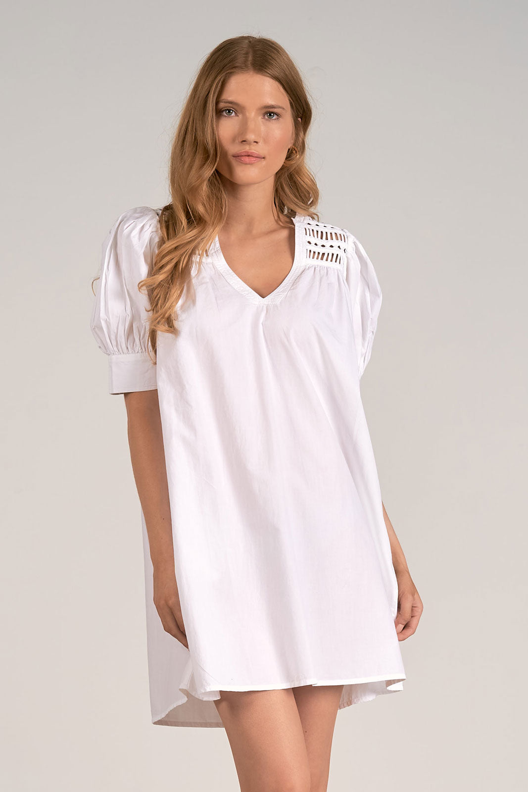 Elan White Summer Dress