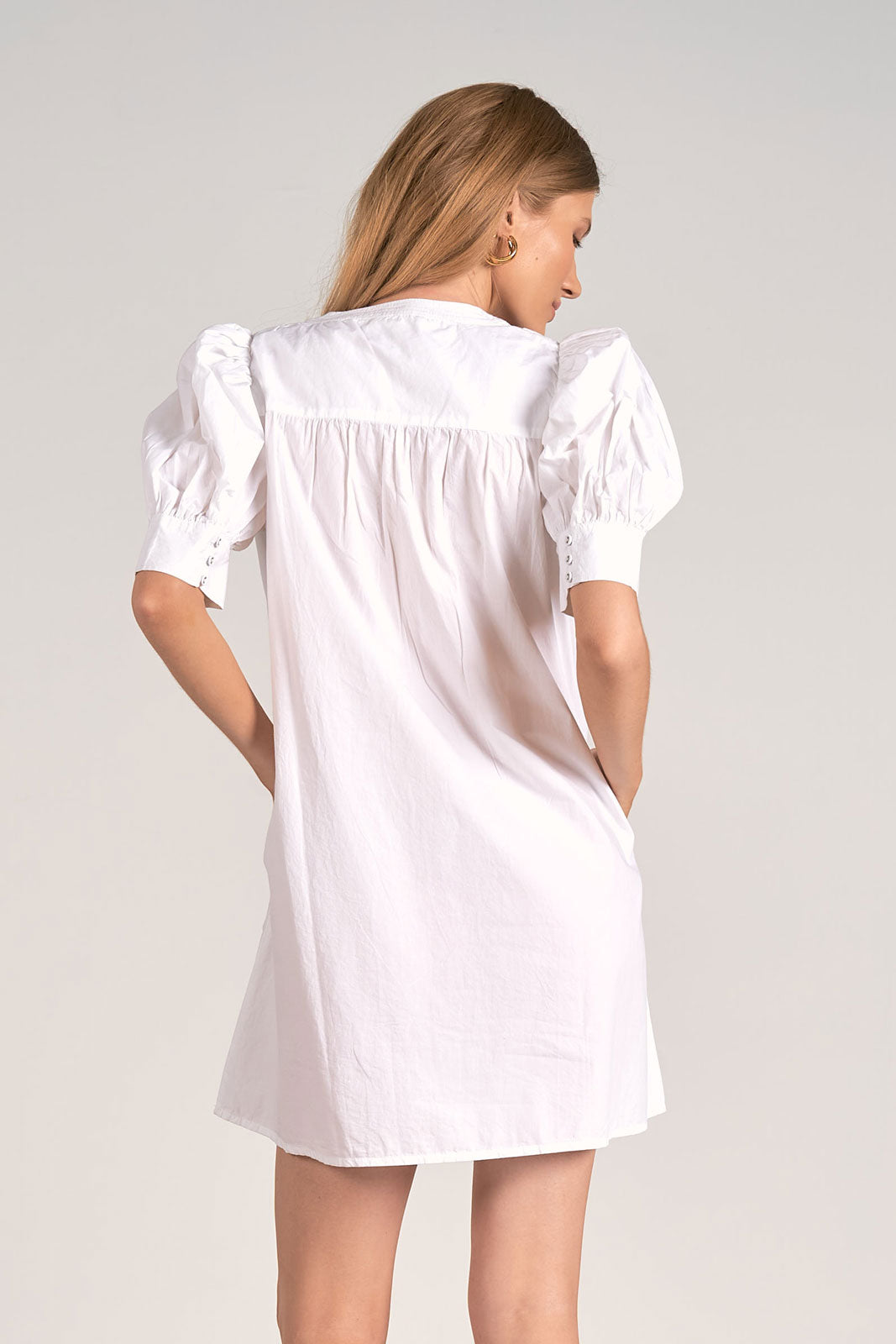 Elan White Summer Dress