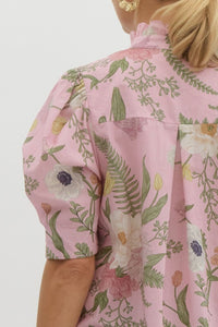 Pink Floral Top