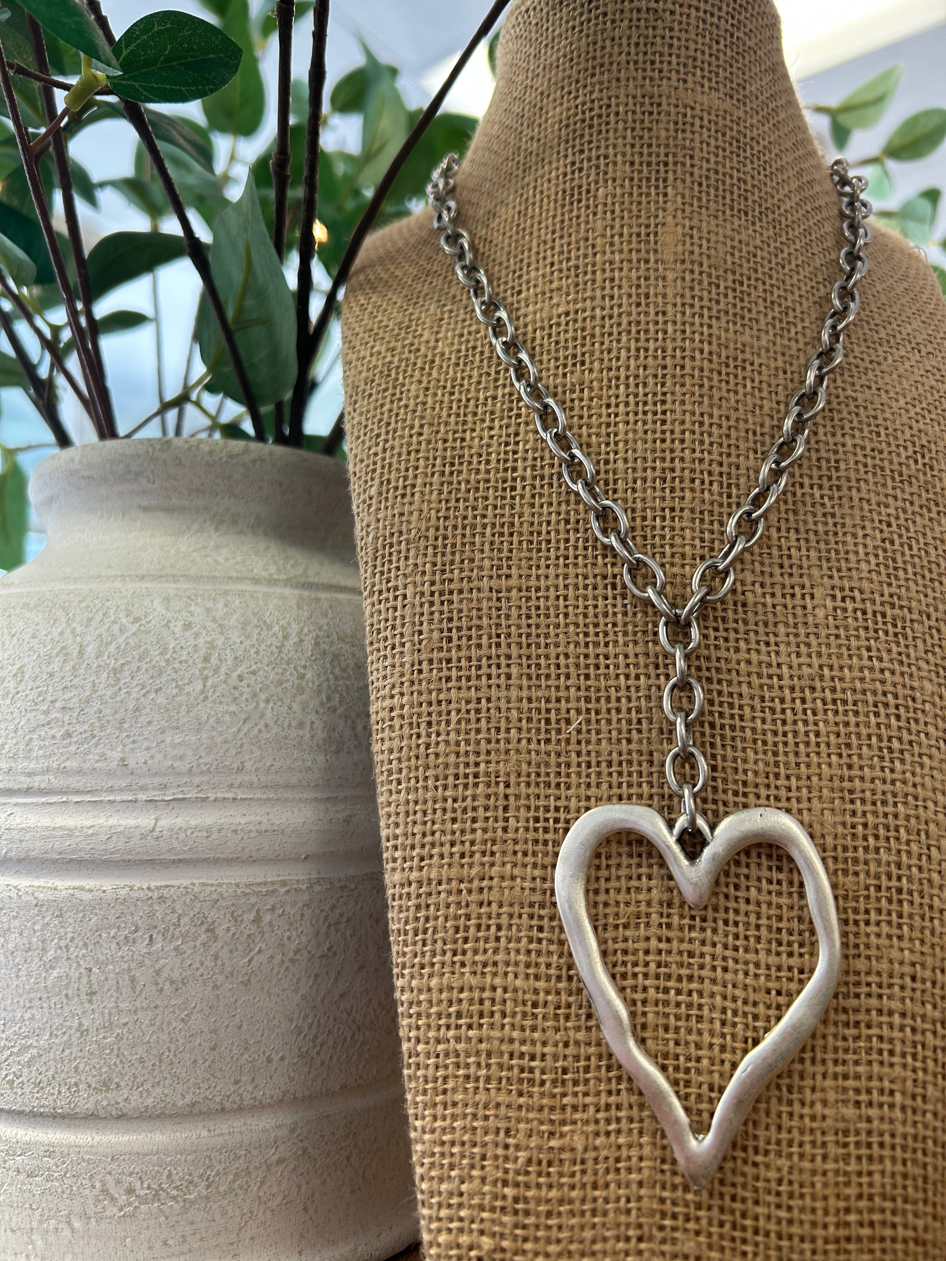 Silver Heart Necklace