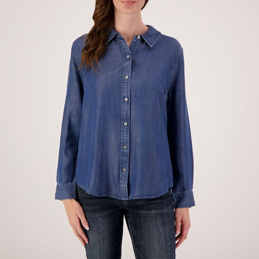 Collared Button Down Top