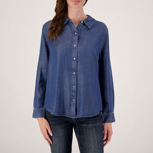 Collared Button Down Top