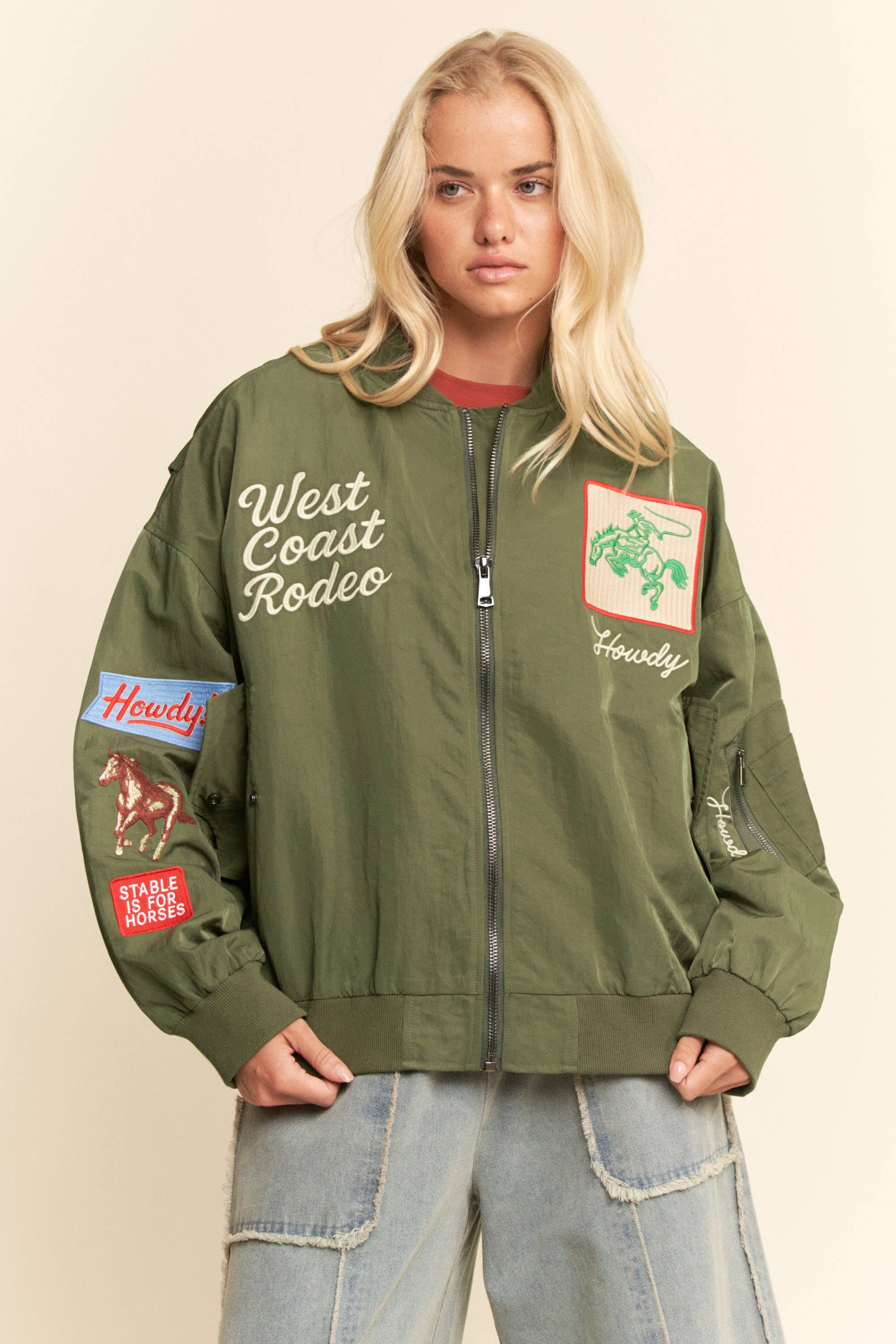 WEST LEAGUE VARSITY LOVE BOMBER