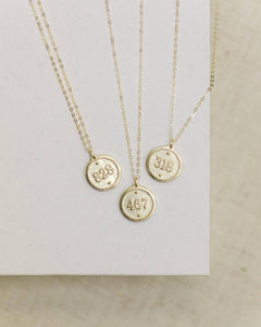 22" - Romans 8:28 (Petite Pendant Necklace)