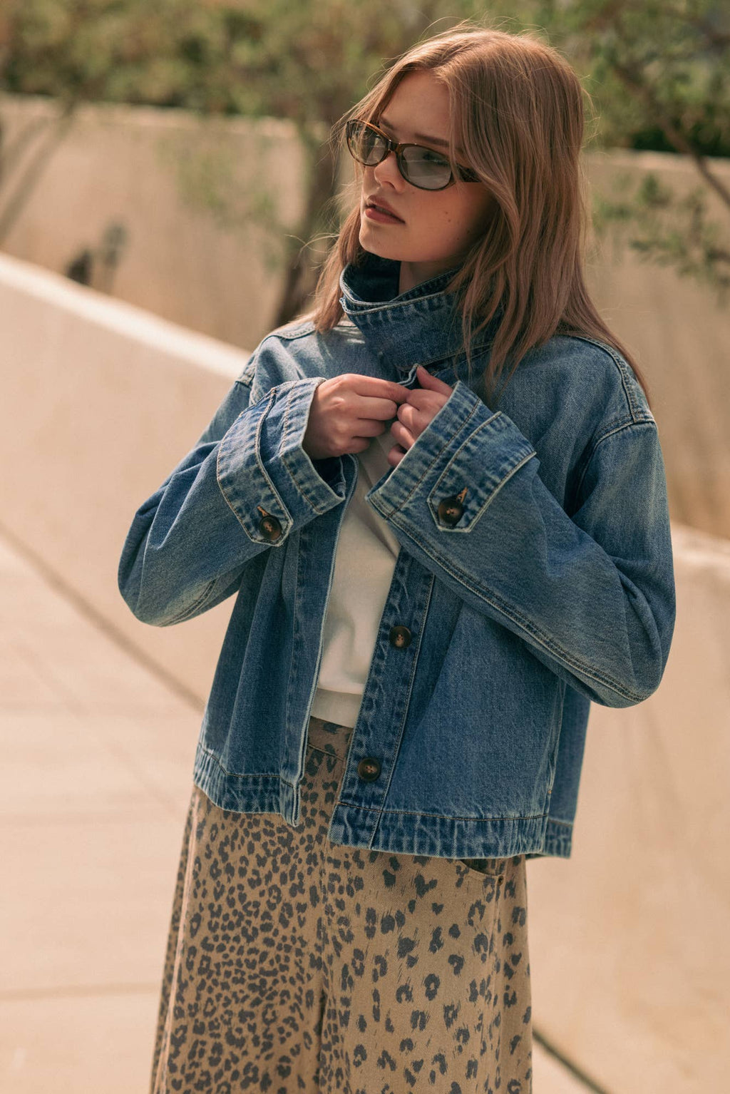 Shirt Styled Denim Jacket