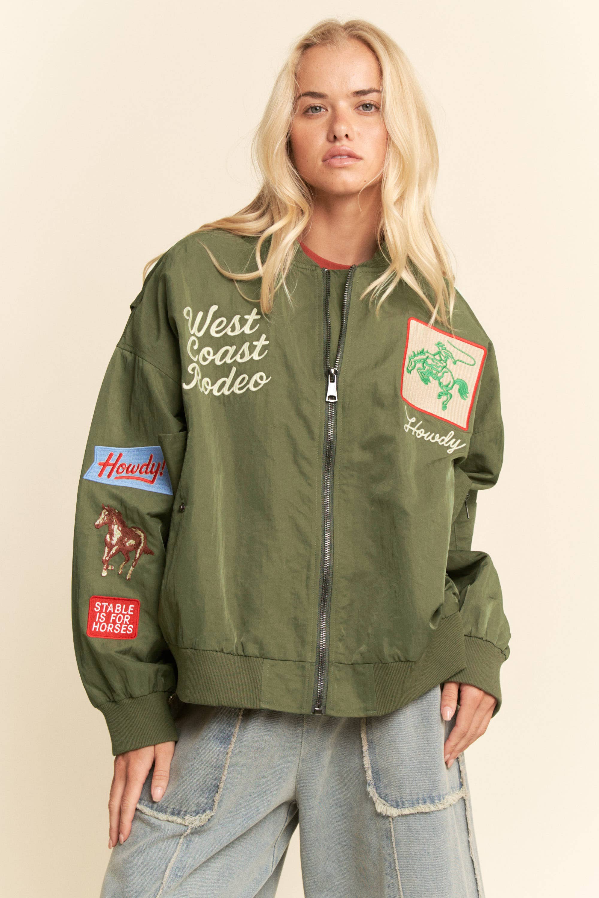 WEST LEAGUE VARSITY LOVE BOMBER