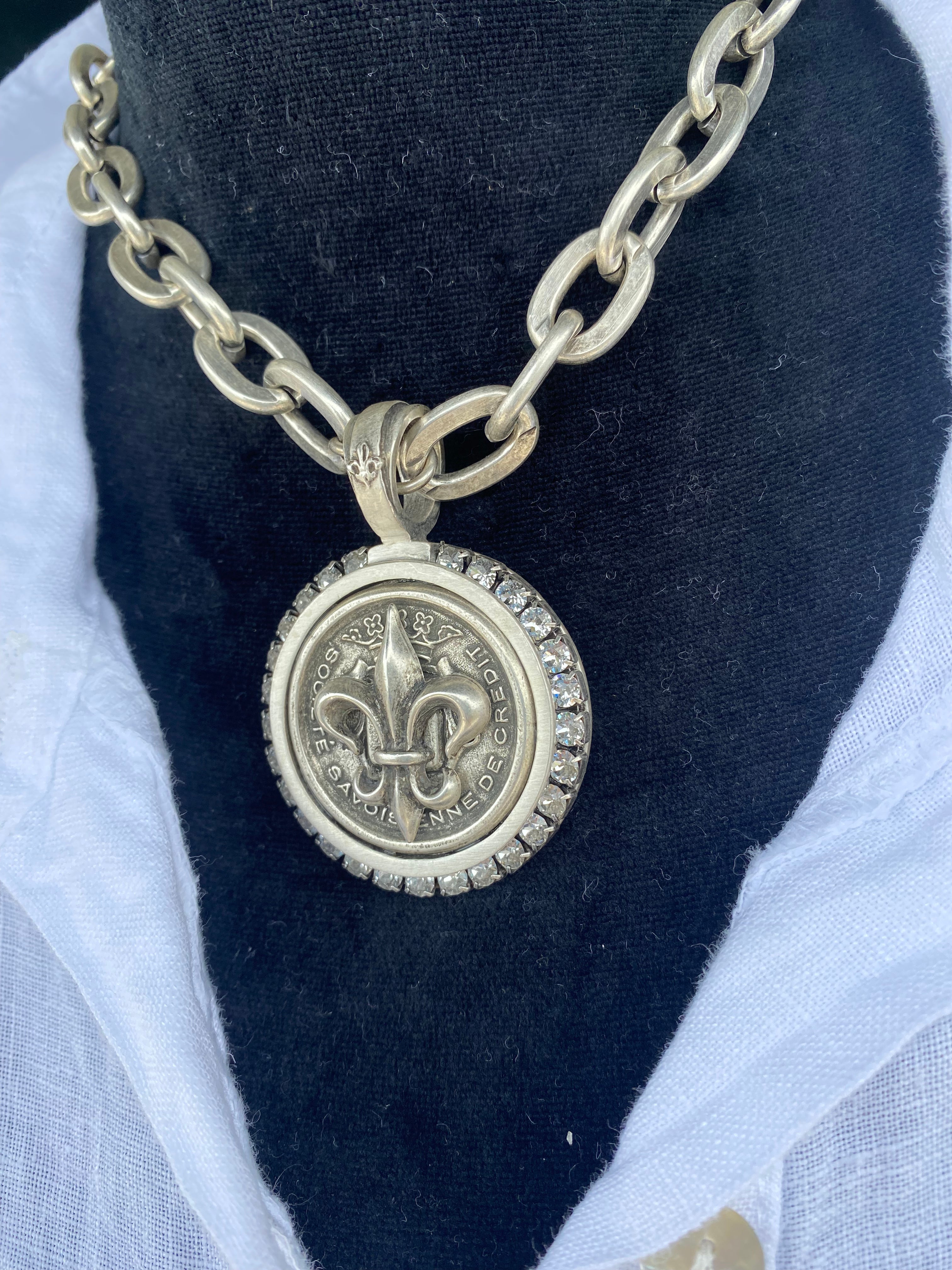 French Kande Coin Necklace