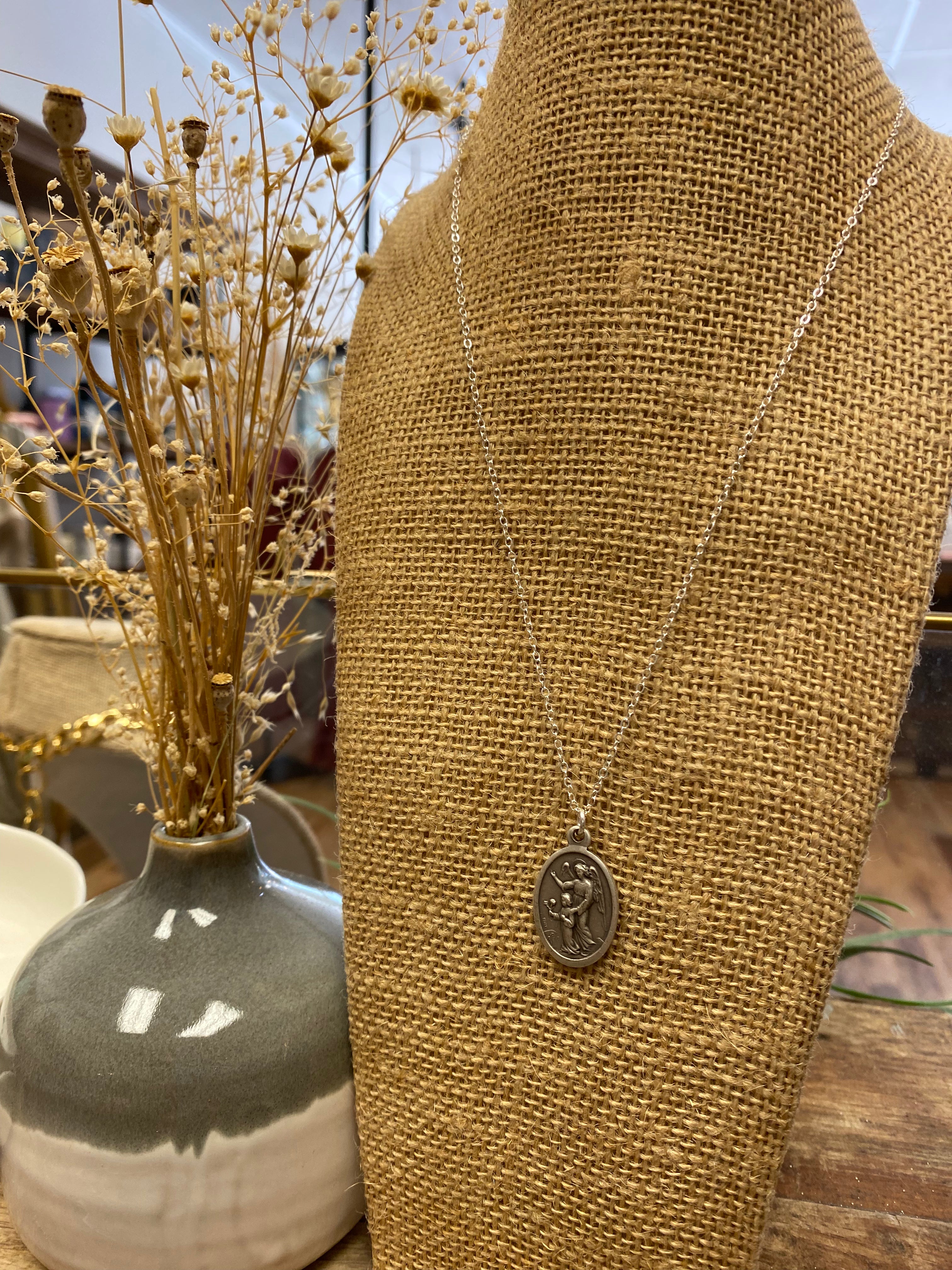 Morgan & Me Sterling Necklace with Coin